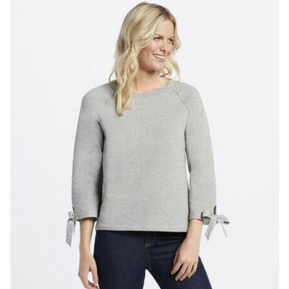 Draper James Sweatshirt with Tie Details - Picture 1 of 9